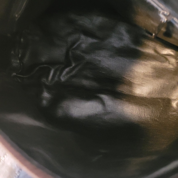 Four Seasons Handbags Women's Crossbody Brown Woven Leather Purse - Picture 8 of 12